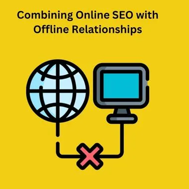 Illustration showing online SEO connection between globe and computer to generate real estate seller leads